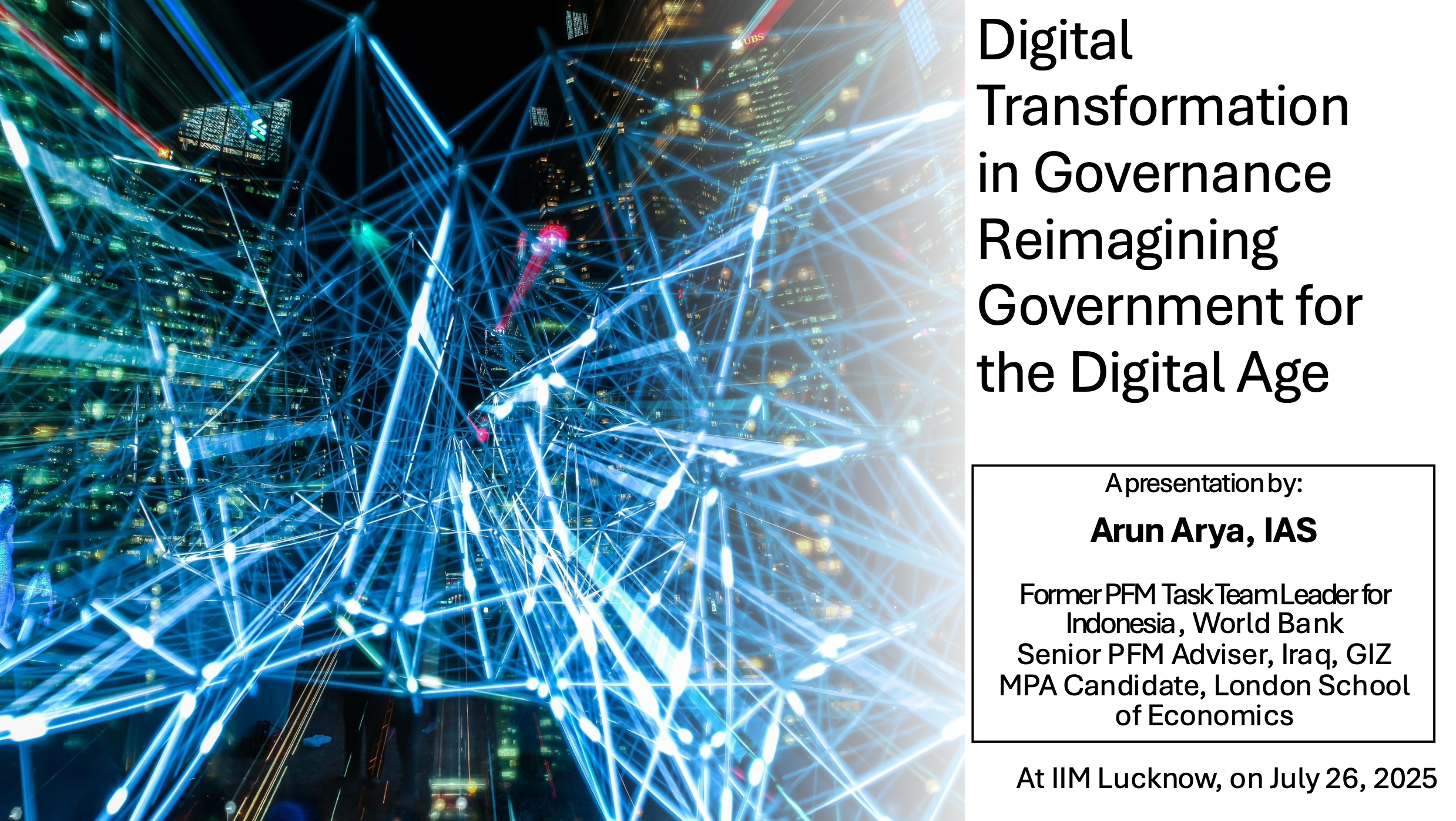 Digital Transformation in Governance – Reimagining Government for Digital Age